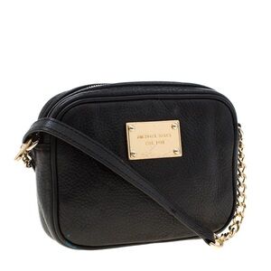 Michael Kors Black and Gold Crossbody Bag